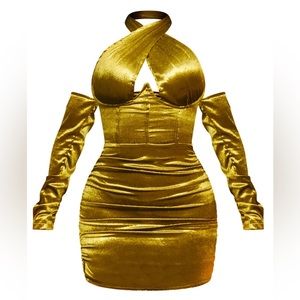 Runched Bodycon Dress